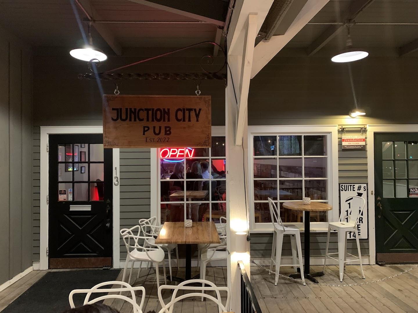 Junction City Pub Menu
